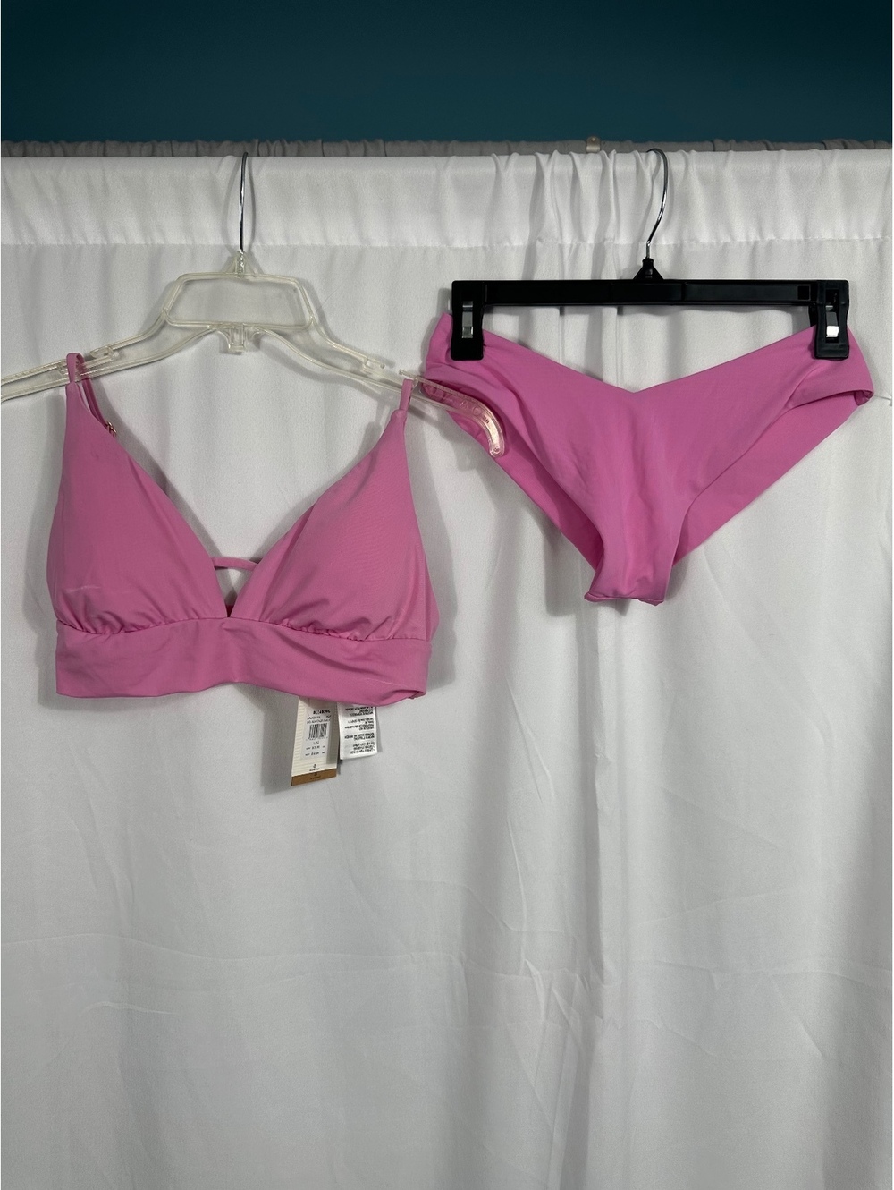 Billabong Sol Searcher V Neck Pink Bikini Set Size L/12